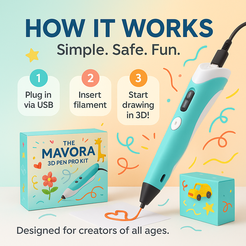 The MAVORA 3D Pen
